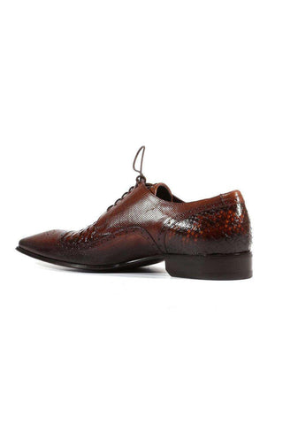 Jo Ghost Men's Designer Shoes Inglese Crust Leather Oxfords (JG2301)-AmbrogioShoes
