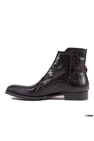 Jo Ghost Men's Italian Zampa Struzzo Crust Boots (JG4049)-AmbrogioShoes