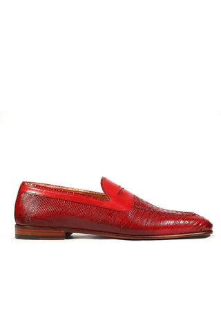 Jo Ghost Teju Lizard Print / Calf-Skin Leather Loafers 2043BIS (JG5202)-AmbrogioShoes