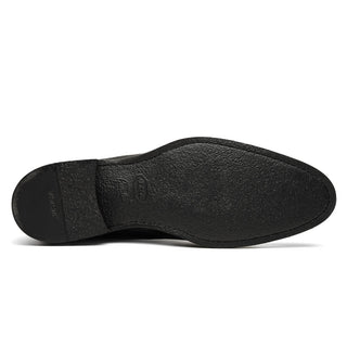 Zelli Italia 45-600 Men's Shoes Black Calf-Skin Leather Jodphur Boot (ZEL1071)