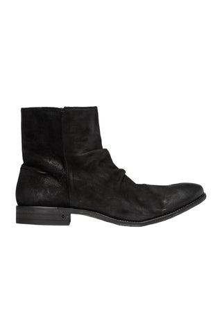 John Varvatos Morrison Black Suede Sheep Leather Sharpei Boots (JV1004)-AmbrogioShoes