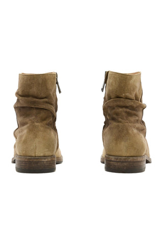John Varvatos Morrison TeakWood Brown Suede Sheep Leather Sharpei Boots (JV1003)-AmbrogioShoes