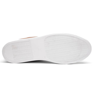 Zelli Italia Lando Men's Shoes Taupe Suede & Calf-Skin Leather Sneaker (ZEL1052)