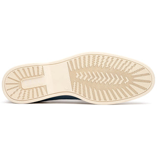 Zelli Italia Livorno Men's Shoes Navy Goat-Skin Suede Slip-On Loafer (ZEL1030)