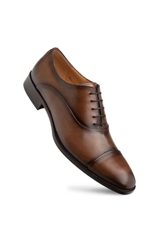 Bocelli Leather Cap-Toe Oxford-Dellamoda