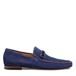 Mezlan Tarraco Perforated Suede Moccasin - view 1
