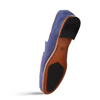 Mezlan Tarraco Perforated Suede Moccasin - view 3