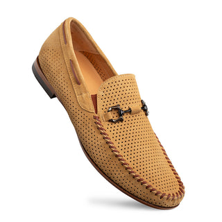 Mezlan Tarraco Perforated Suede Moccasin - view 11