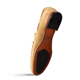 Mezlan Tarraco Perforated Suede Moccasin - view 12