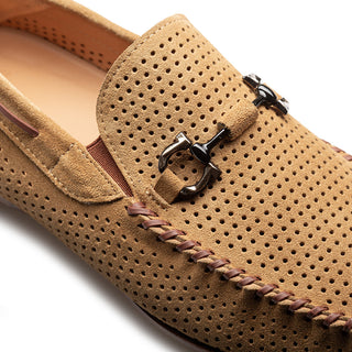 Mezlan Tarraco Perforated Suede Moccasin - view 13