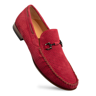 Mezlan Tarraco Perforated Suede Moccasin - view 5