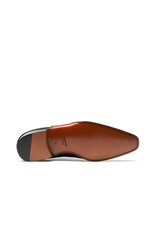 Magnanni 15024 Abrahan Wind Navy Calf-Skin Leather Whole-Cut Oxfords (MAGS1001)-AmbrogioShoes