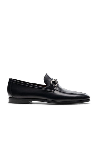 Magnanni 22775 Diago-II Black Calf-Skin Horsebit Loafers (MAGS1082)-AmbrogioShoes