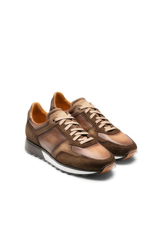 Magnanni 23961 Arco Brown Torba Nubuck / Suede Casual Sneakers (MAGS1021)-AmbrogioShoes