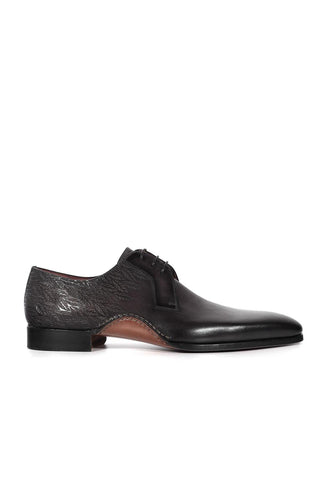 Magnanni 24834 Hayos Gray Laser Print / Calf-Skin Leather Derby (MAGS1132)-AmbrogioShoes