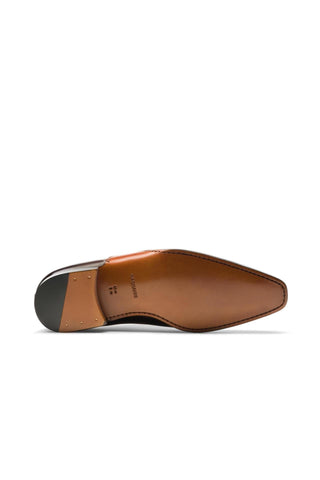 Magnanni Abrahan Tabaco Brown Calf-Skin Leather Whole-Cut Oxfords (MAGS1128)-AmbrogioShoes