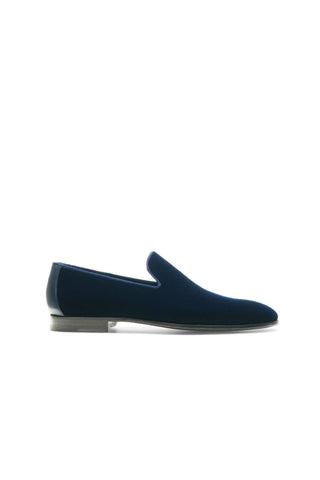 Magnanni Jareth 22334 Navy Velvet Formal/Loafers (MAGS1121)-AmbrogioShoes