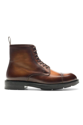 Magnanni Lerato 24786 Medium Brown Calf-Skin Leather Derby Boots (MAGS1137)-AmbrogioShoes