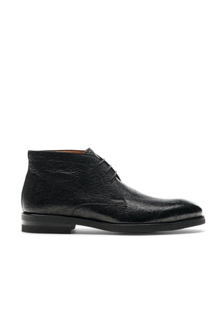 Magnanni Tacna 24716 Black Peccary Leather Chukka Boots (MAGS1106)-AmbrogioShoes