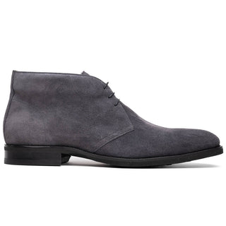 Zelli Italia Marco Men's Shoes Gray Calf-Skin Suede Chukka Boot (ZEL1067)