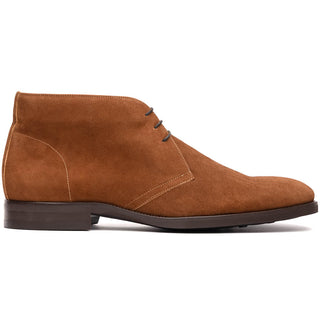 Zelli Italia Marco Men's Shoes Tobacco Calf-Skin Suede Chukka Boot (ZEL1067)