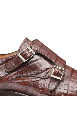 Mezlan 3998-F Prague Sport Exotic Crocodile Monk-Straps Loafers (MZ2217)-AmbrogioShoes