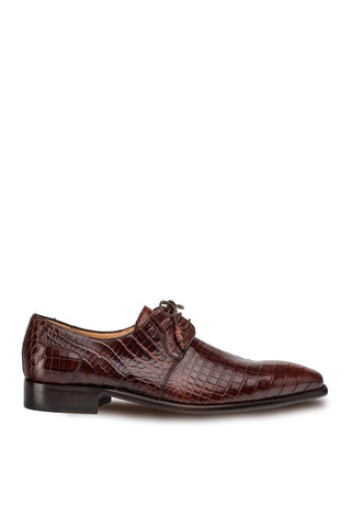 Mezlan 4574-J Moscow Alligator Plain Toe Derby (MZ3182)-AmbrogioShoes