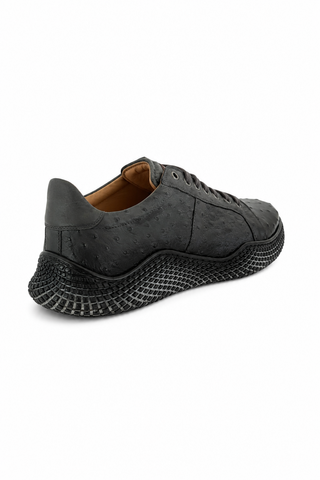 Mezlan 4970-S Exotic Ostrich-Skin Sneakers (MZ3672)-AmbrogioShoes