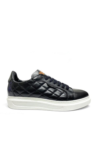 Mezlan A20456 Quilted Calf-Skin Leather Casual Sneakers (MZ3545)-AmbrogioShoes