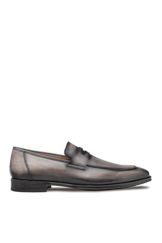Mezlan Avenue 20910 Cognac Calf-Skin Leather Penny Loafers (MZ3650)-AmbrogioShoes