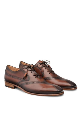 Mezlan Bertone Men's Designer Shoes Calf-Skin Leather Oxfords 9341 (MZ3117)-AmbrogioShoes