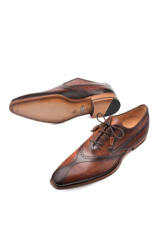 Mezlan Bertone Men's Designer Shoes Calf-Skin Leather Oxfords 9341 (MZ3117)-AmbrogioShoes
