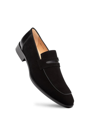 Mezlan Galeno 21247 Suede Penny Loafers (MZ3775)-AmbrogioShoes