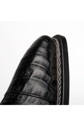 Mezlan Giovane 50032-F Crocodile Skin Derby (MZ3717)-AmbrogioShoes