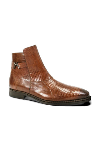 Mezlan Peninsula Lizard Ankle Boots-AmbrogioShoes