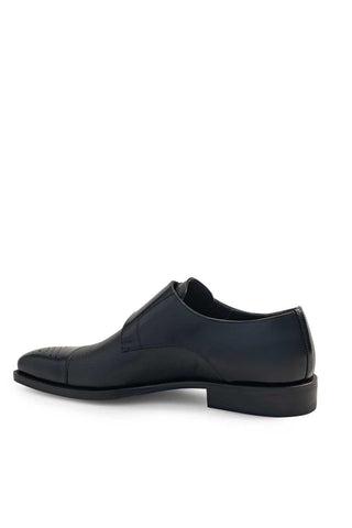 Phoenix Leather & Deer Single Monk-Strap-Dellamoda