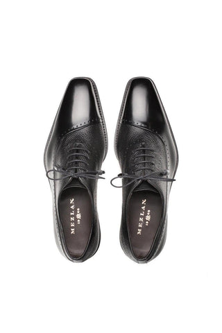 Mezlan Postdam Leather & Deer Oxford-AmbrogioShoes