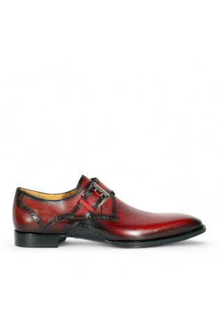 Mezlan S20131 Patina Leather Monkstrap Loafers (MZ3557)-AmbrogioShoes