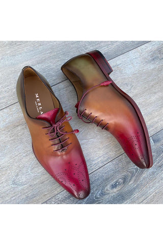 Mezlan S20279 Bolivar Leather Wholecut Oxfords-AmbrogioShoes