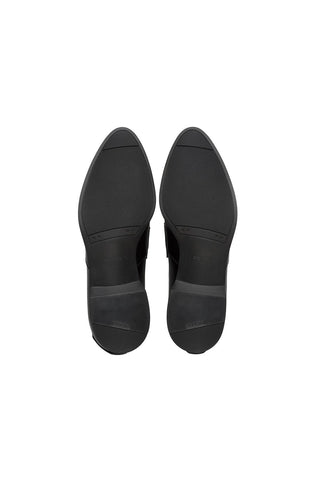 Prada 2DG094-B4L Black Calf-Skin Leather Moccasin Loafers (PRM1006)-AmbrogioShoes
