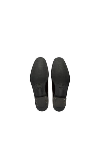 Prada 2EB184-ZJY Brown Polished Calf-Skin Leather Derby (PRM1010)-AmbrogioShoes