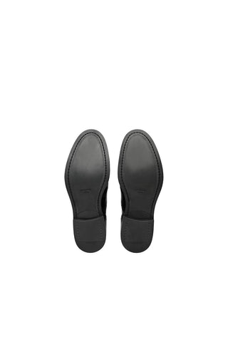 Prada 2EC134-ZJY Black Polished Calf-Skin Leather Derby (PRM1011)-AmbrogioShoes