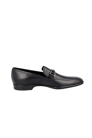 Prada 4D2823-ASK Black Calf-Skin Leather Slip-On Loafers (PRM1019)-AmbrogioShoes
