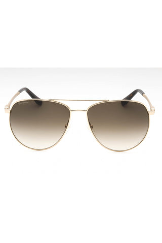Salvatore Ferragamo SF157S Sunglasses Gold / Grey Gradient-AmbrogioShoes