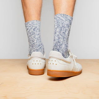 Zelli Italia Shizzo Men's Shoes White Suede & Calf-Skin Leather Signature Sneaker (ZEL1049)