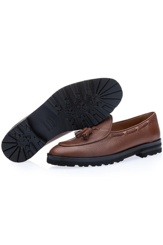 Tangerine 8-T Deer Loafers-Dellamoda