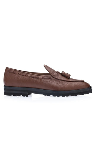 Tangerine 8-T Deer Loafers-Dellamoda