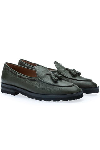 Tangerine 8-T Deer Loafers-Dellamoda