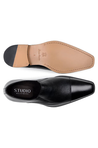Studio Belvedere Andreo Deer & Leather Loafer-AmbrogioShoes