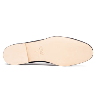 Zelli Italia Tippa Men's Shoe Gray Suede & Calf-Skin Leather Penny Loafer (ZEL1033)